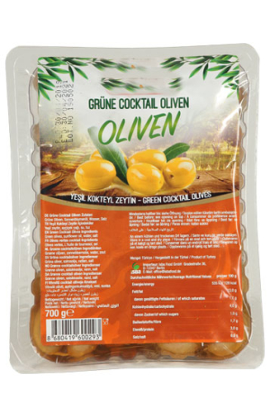 Green and Black Olives